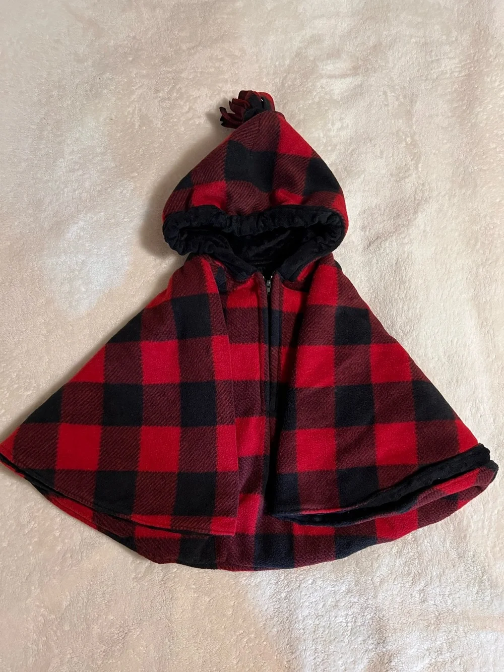 Handmade Fleece/Minky Baby Poncho